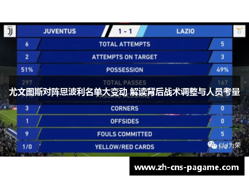 尤文图斯对阵恩波利名单大变动 解读背后战术调整与人员考量