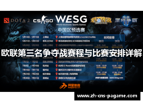 欧联第三名争夺战赛程与比赛安排详解